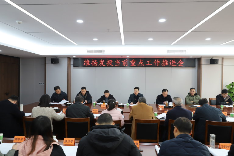 “五拓五促”抓當(dāng)前 確保打贏收官戰(zhàn)——維揚發(fā)投召開當(dāng)前重點工作推進(jìn)會